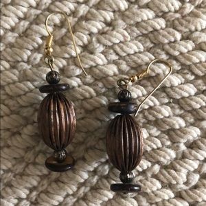 Artistic Beaded Drop Earrings